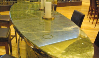 marble table